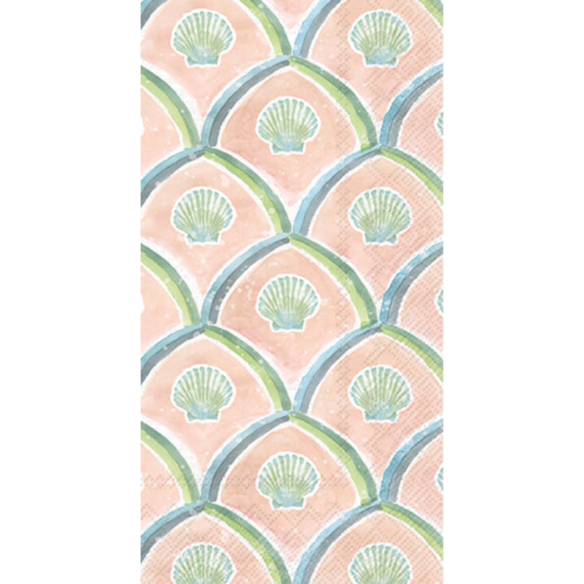 Paper Guest Towels- Watercolor Coastal Shells