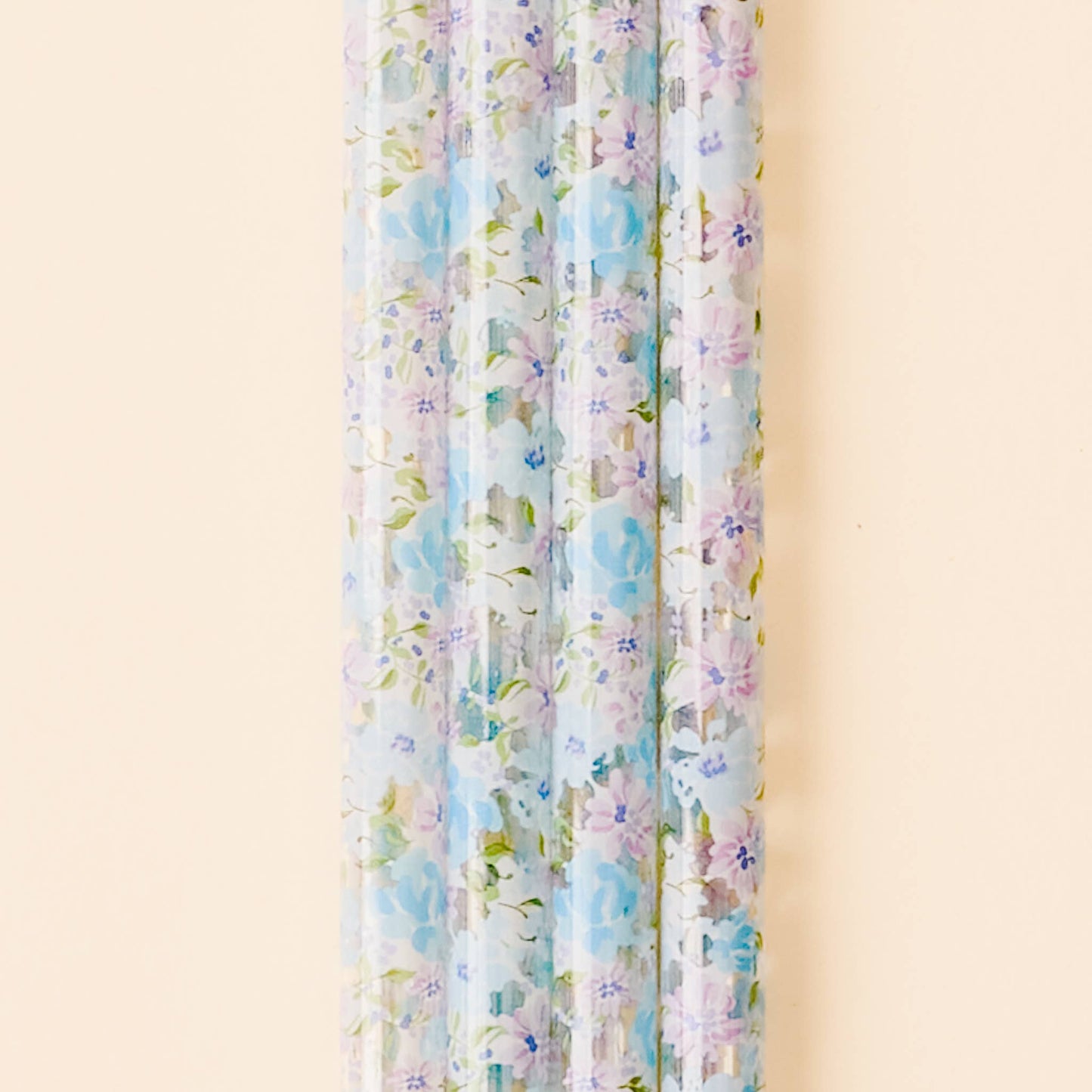 40 oz Tumbler Straw Set-Secret Garden Blue