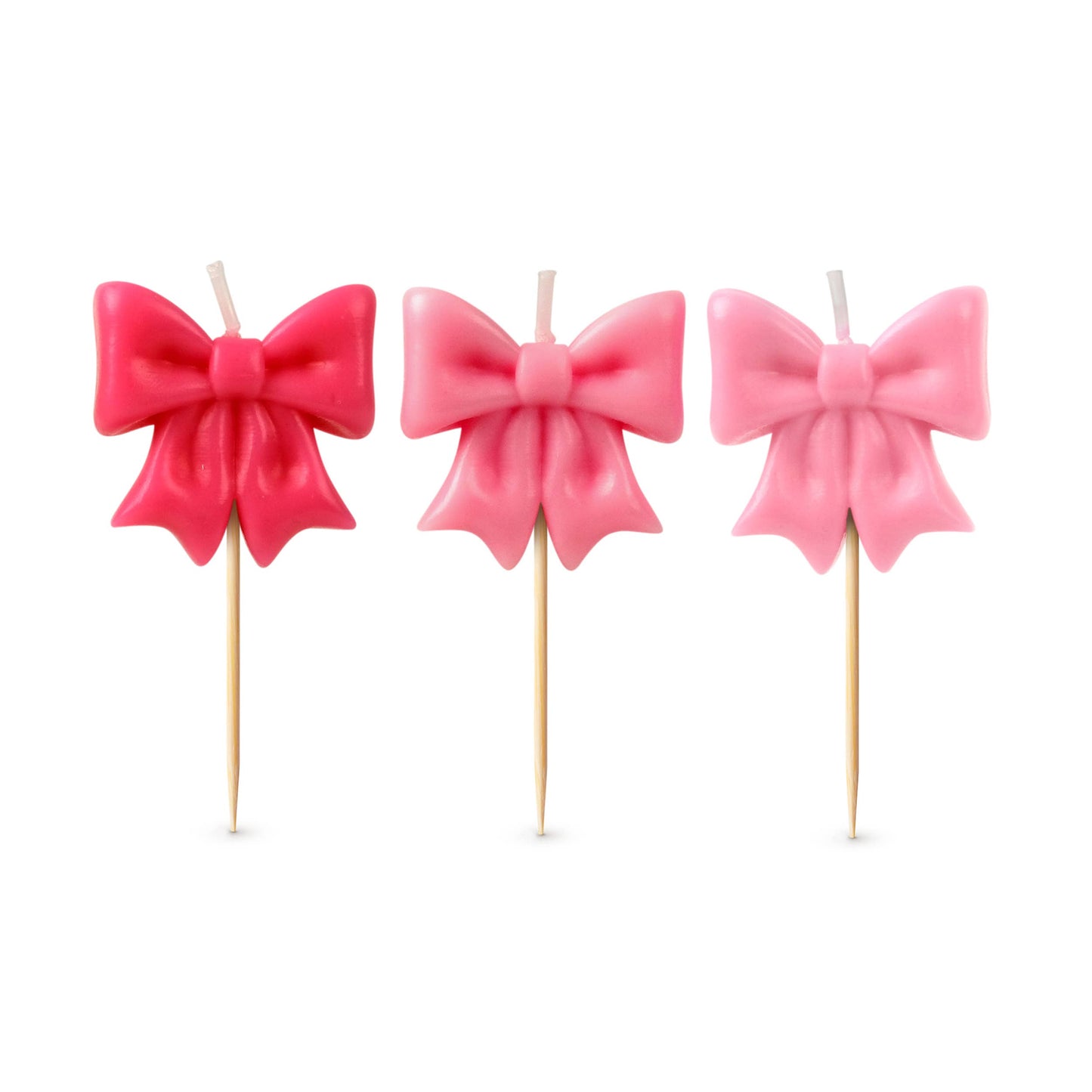 Bow Candles, Set of 5