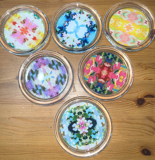 Nantucket Bloom by Laura Park Coaster