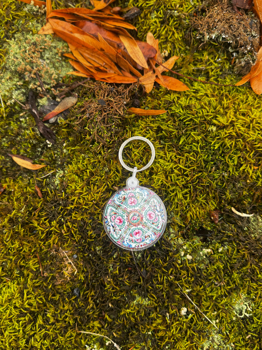 Rose Canton Keychain