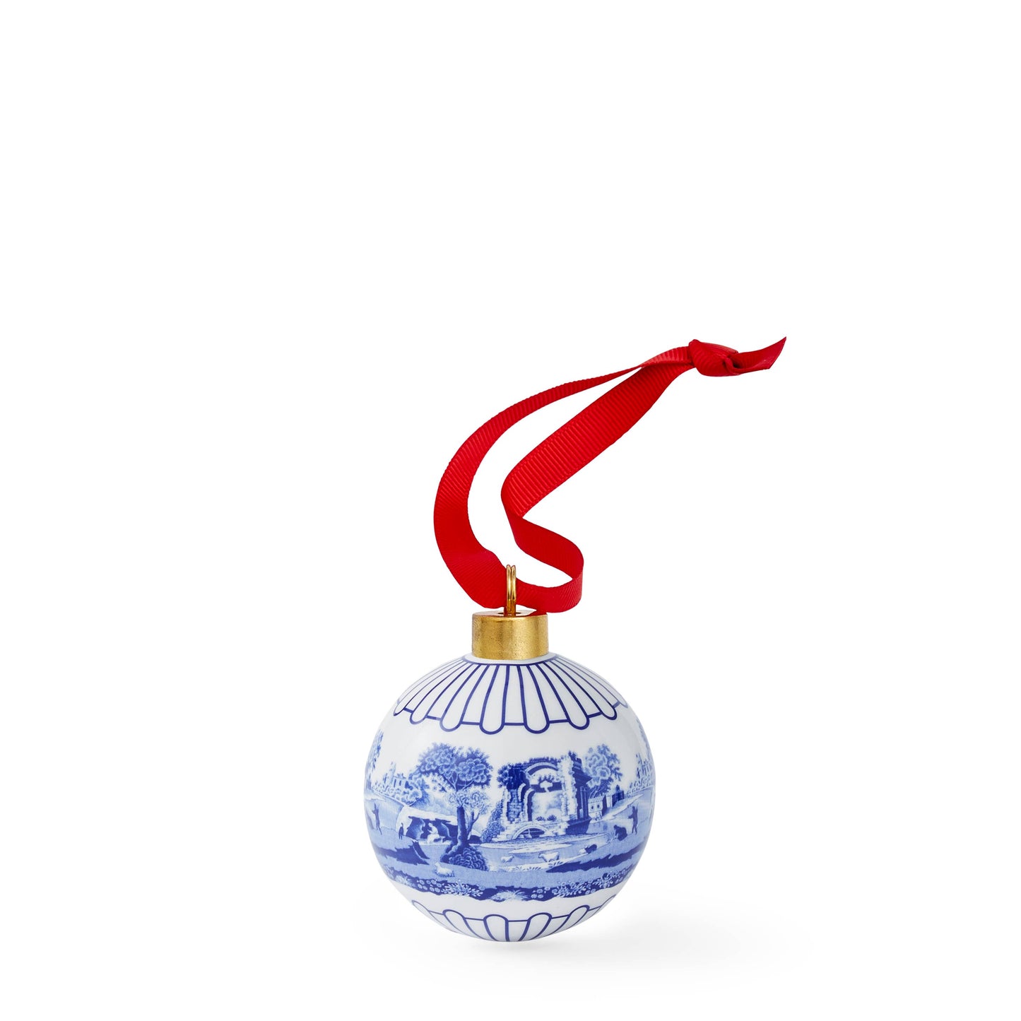 Blue Italian Christmas Ornament