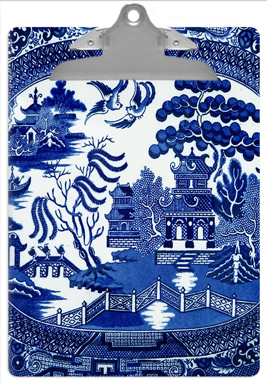 Blue Willow Durable Clipboard