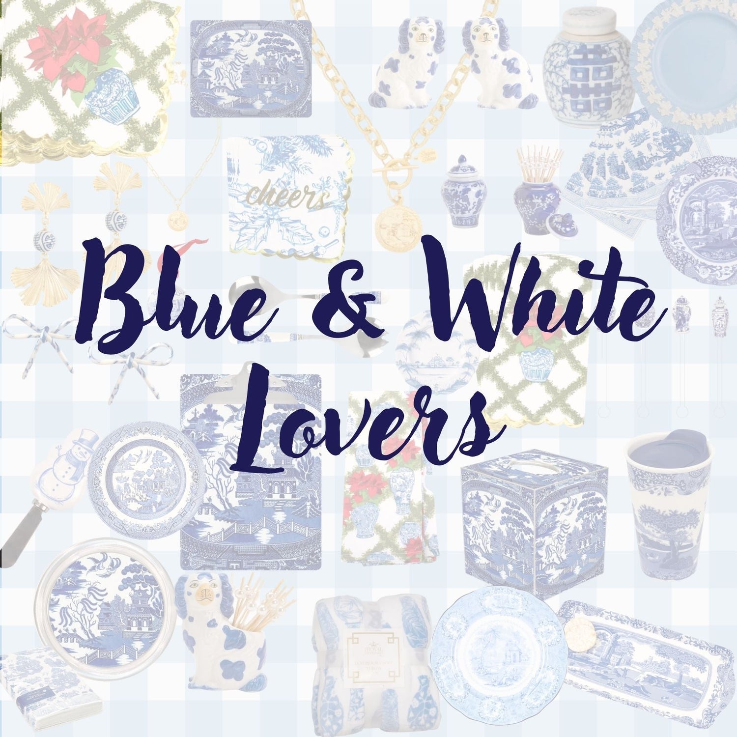 Blue & White