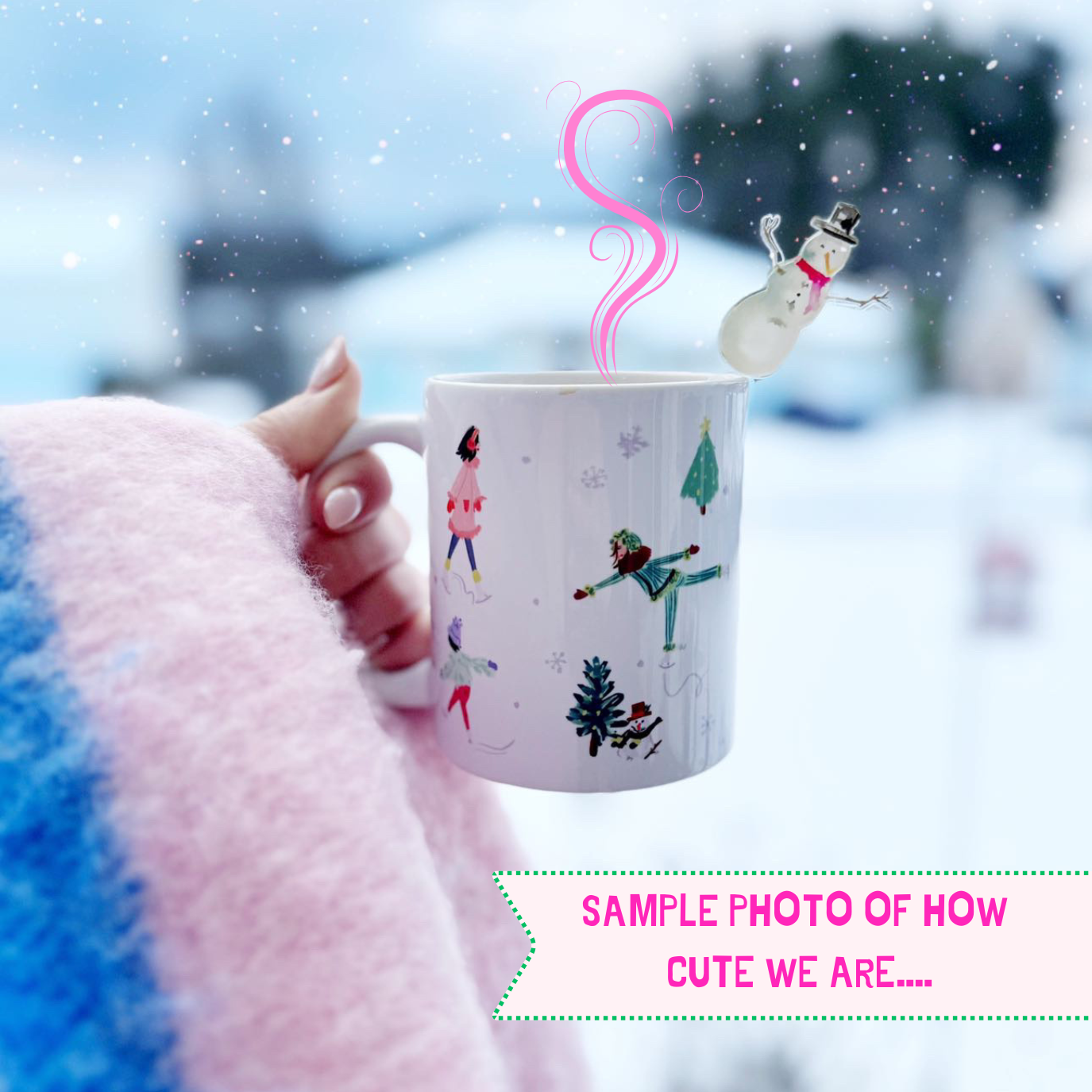 Spotted Staffie Acrylic Swizzle Sticks