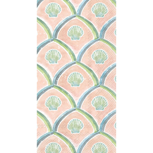 Paper Guest Towels- Watercolor Coastal Shells