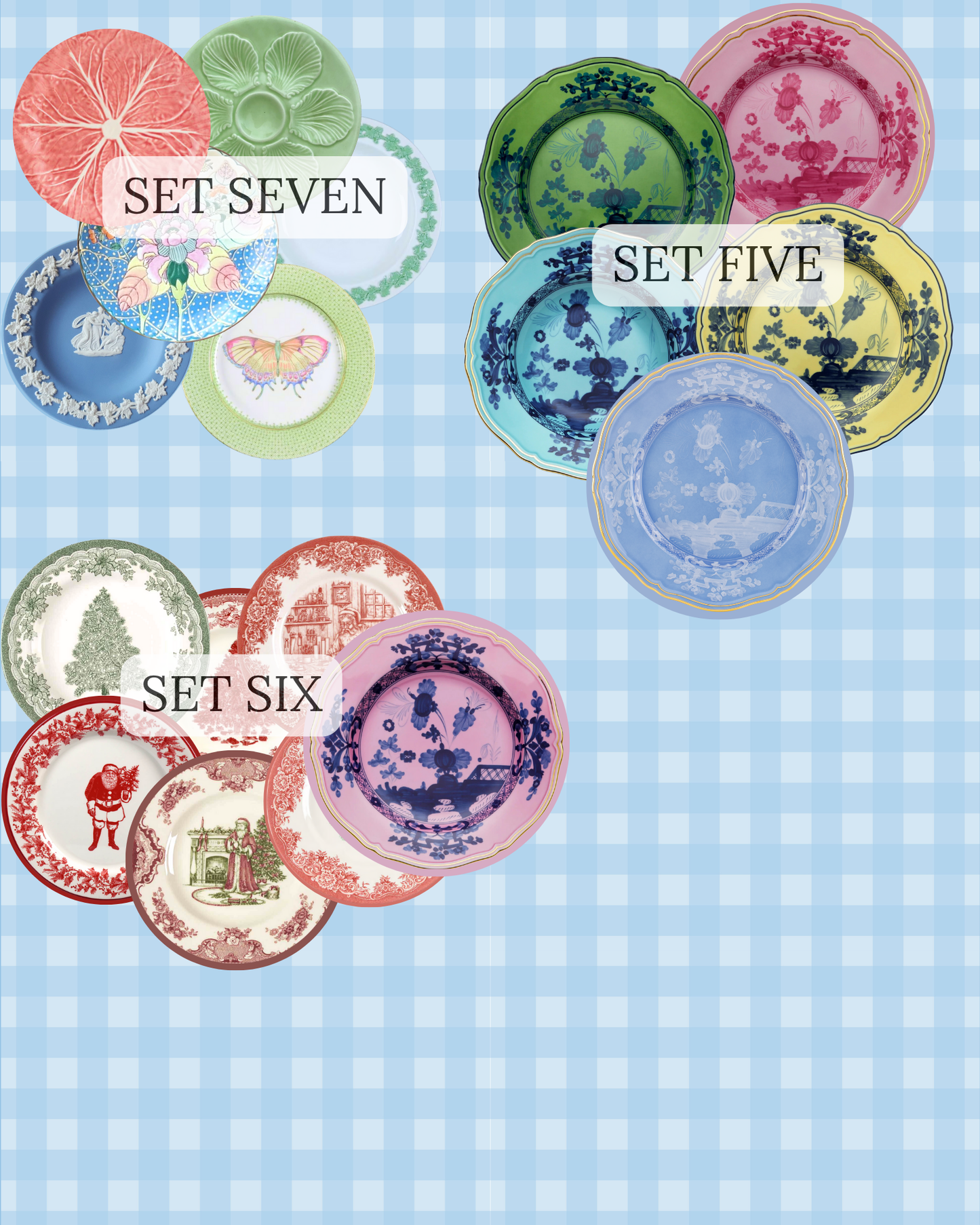 China Plate Coaster Sets