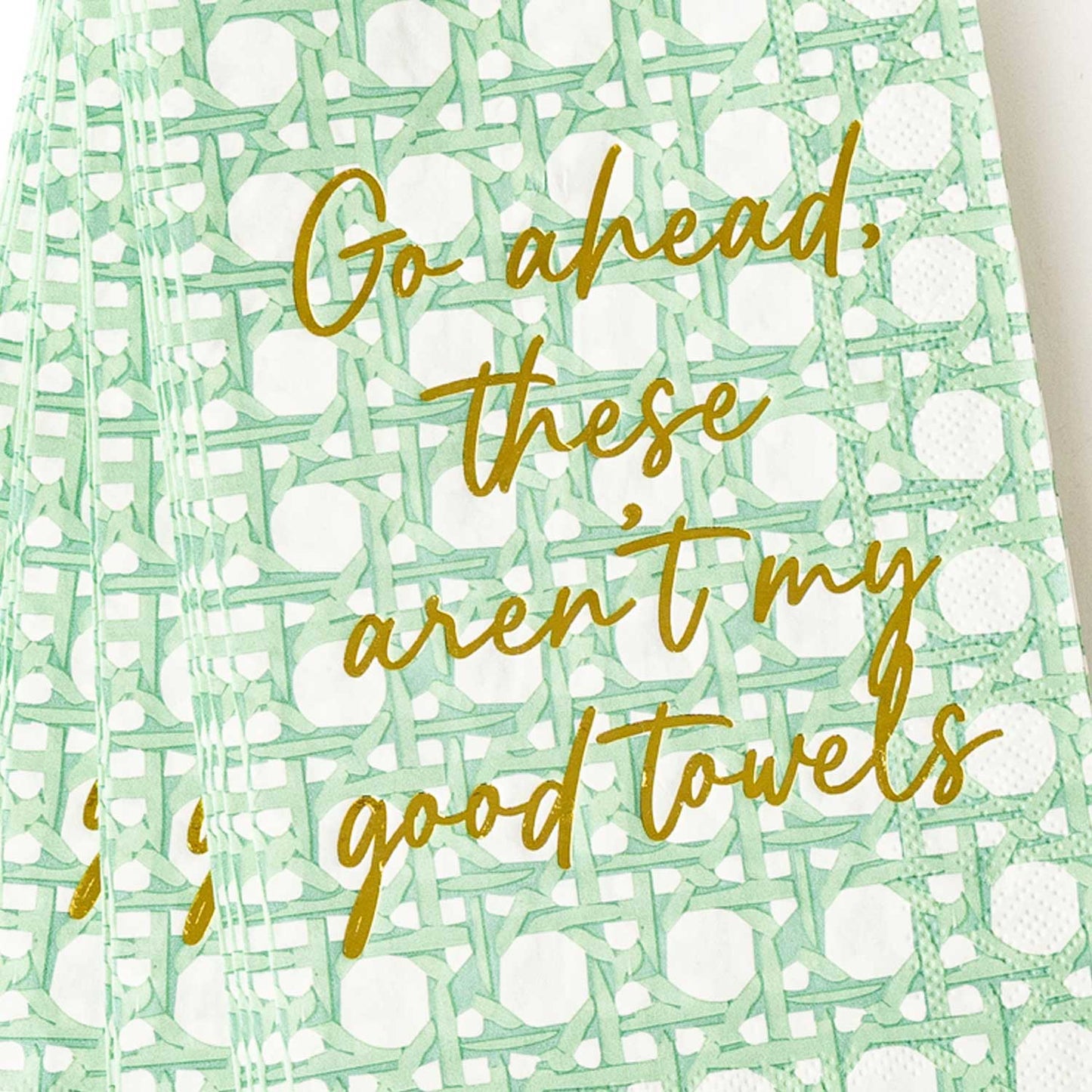 Green Cane Paper Guest Towel