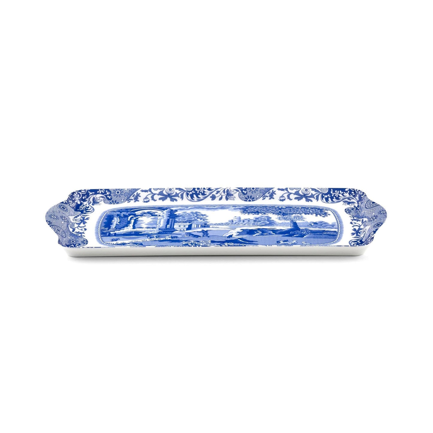 Blue Italian Sandwich Tray: Melamine / Blue Italian