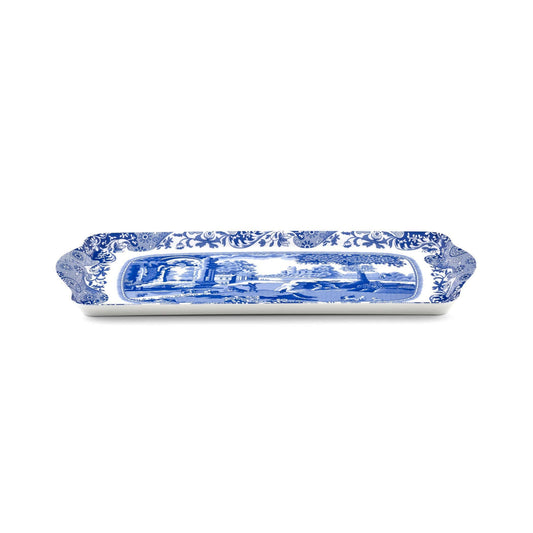 Blue Italian Sandwich Tray: Melamine / Blue Italian