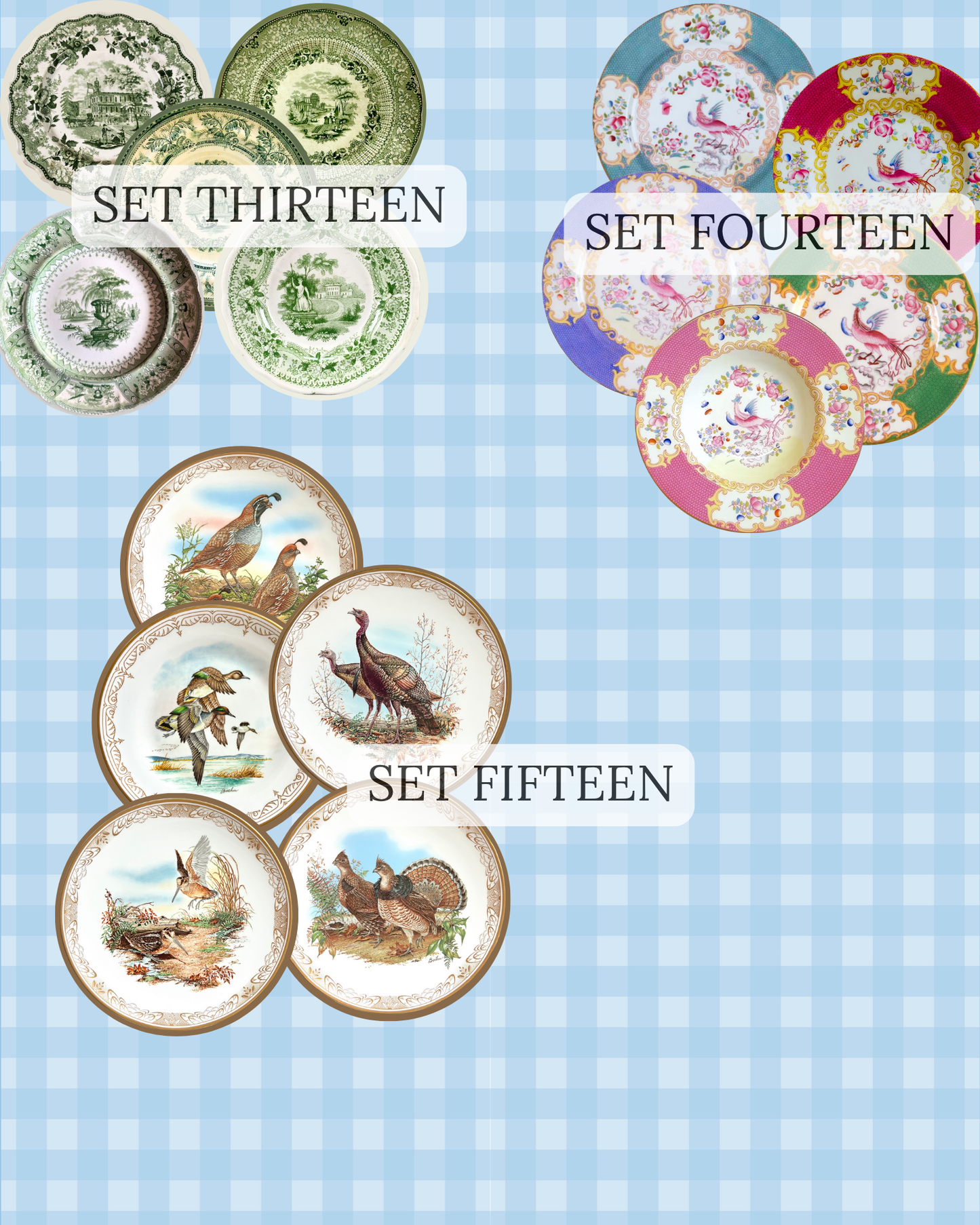China Plate Coaster Sets
