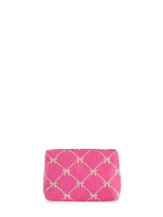 Pink Bow Zip Pouch