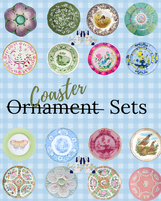 China Plate Coaster Sets