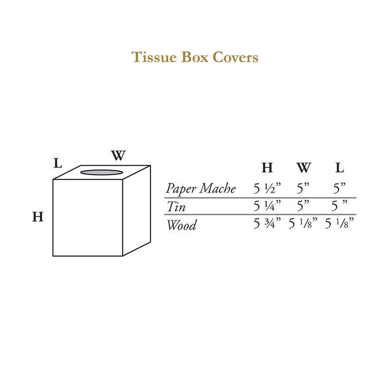 Tobacco Leaf Tissue Box Cover