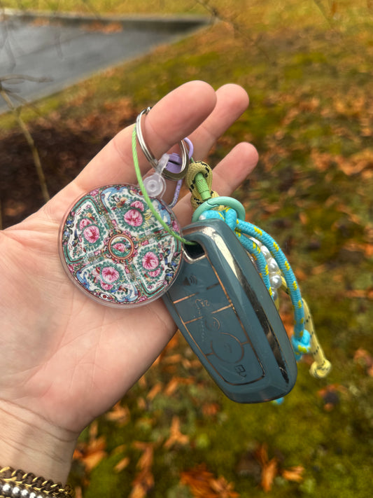 Rose Canton Keychain