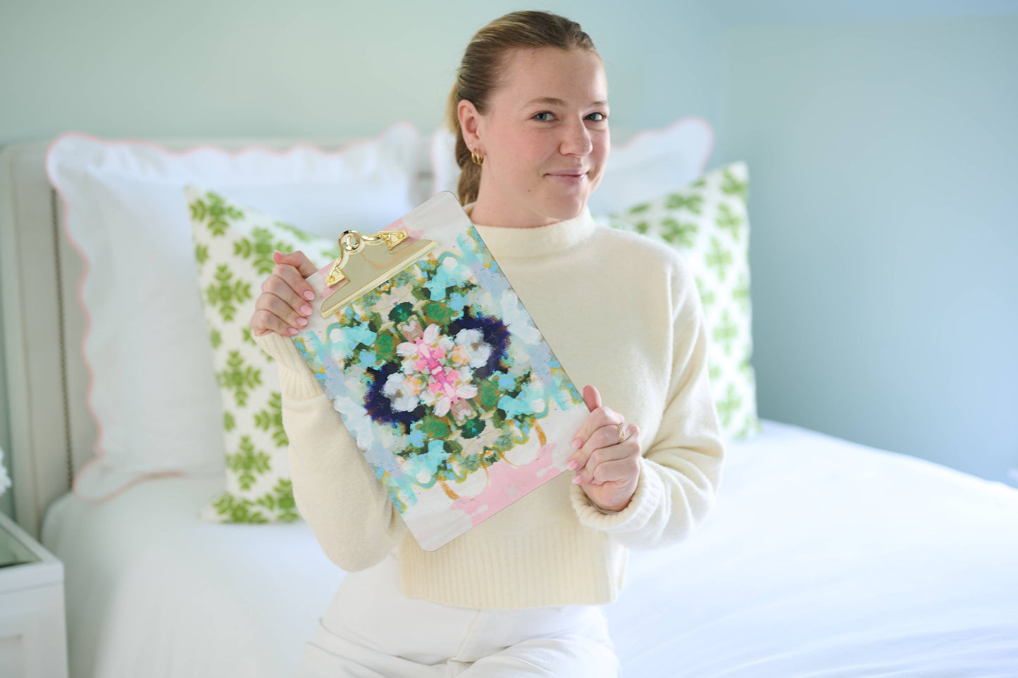 Nantucket Bloom Laura Park Clipboard