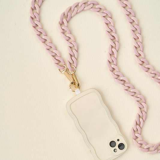 Hold the Phone Crossbody Chain-Duo Lilac