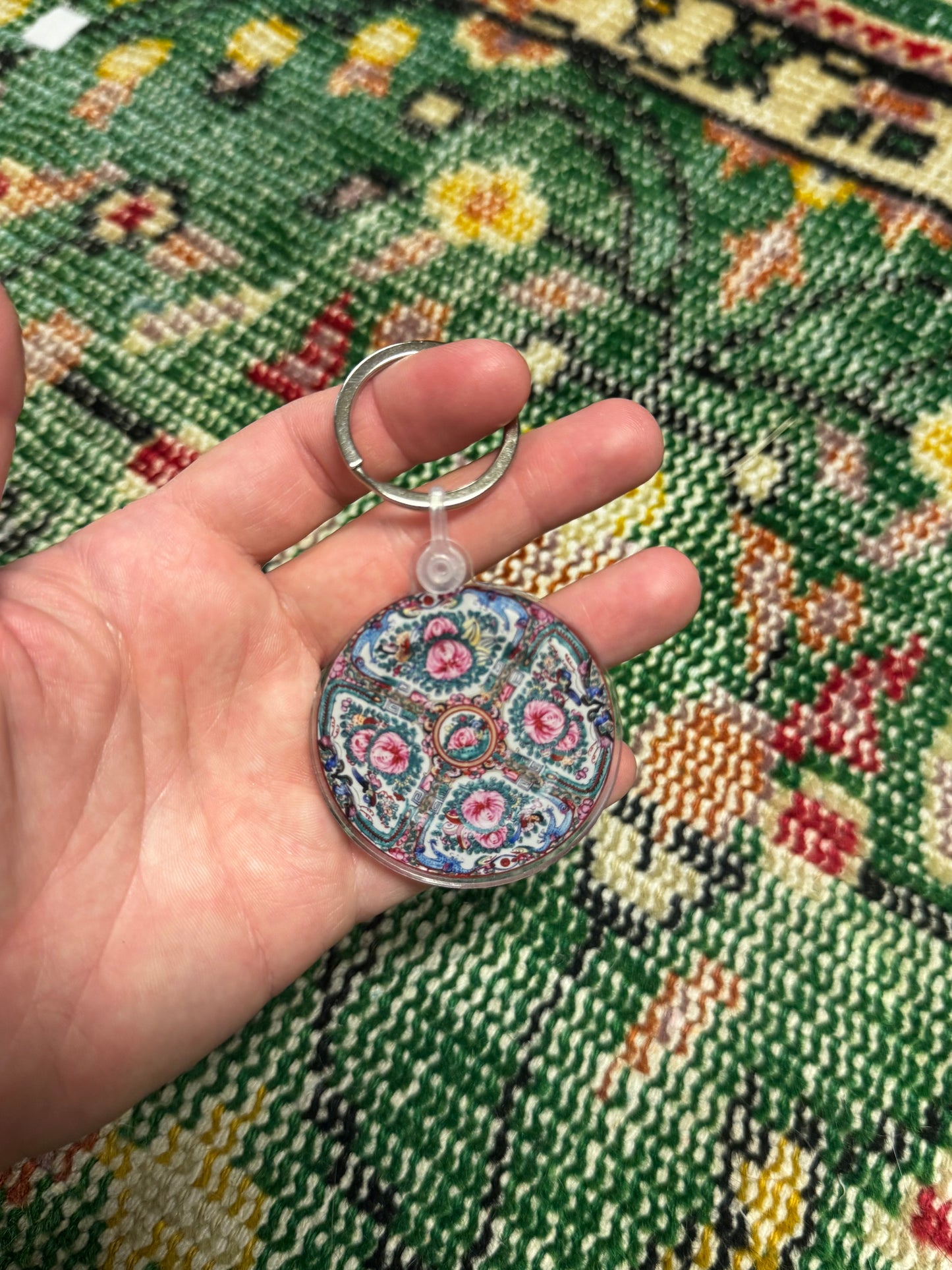 Rose Canton Keychain