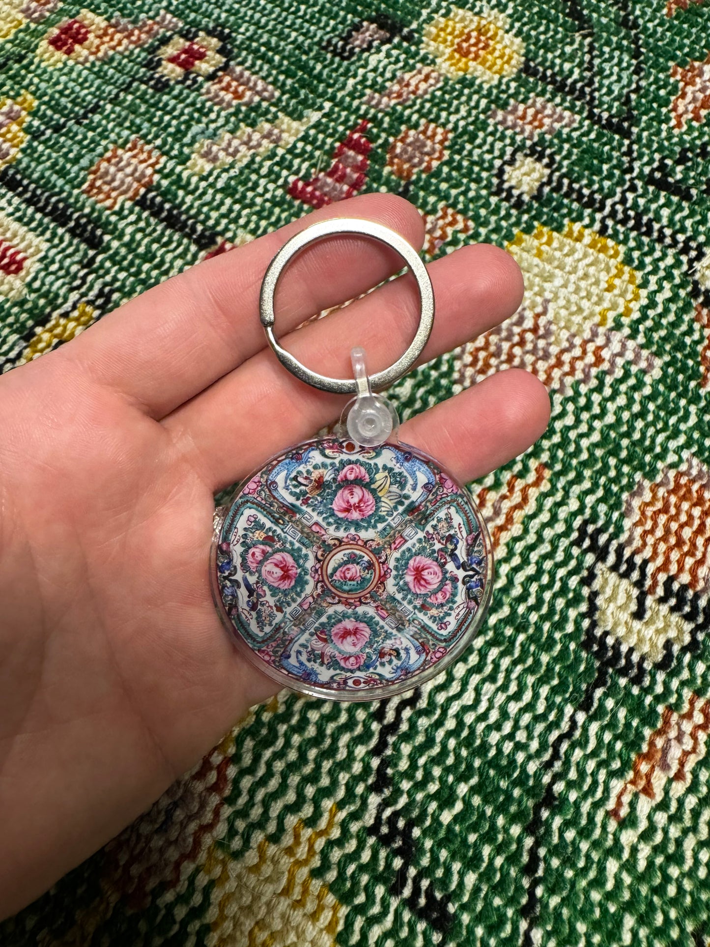 Rose Canton Keychain