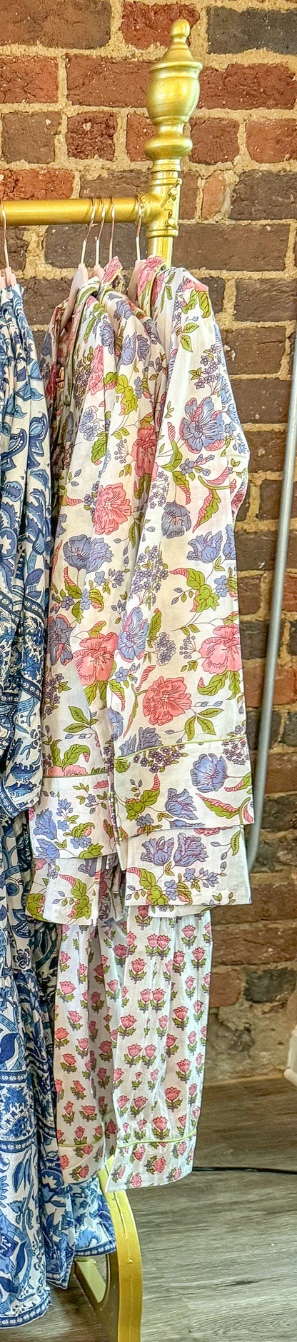 Block Print Pajama Set