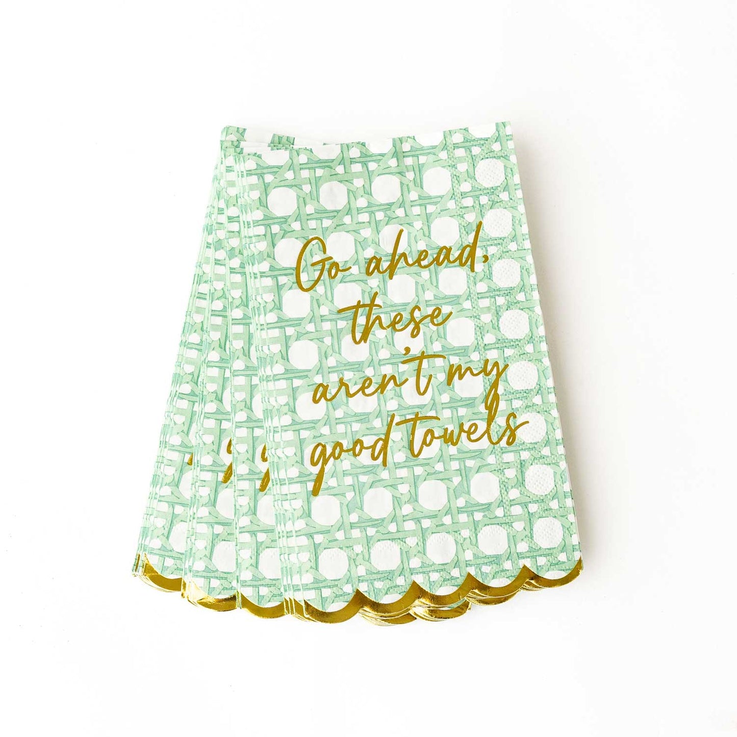 Green Cane Paper Guest Towel