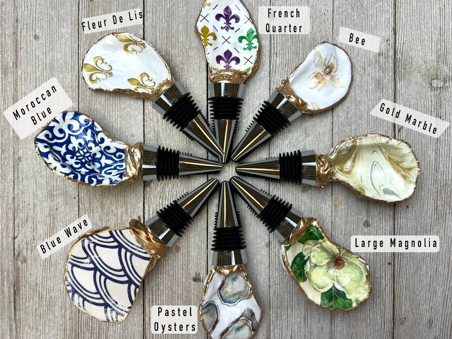 Oyster Wine Stopper: Plain