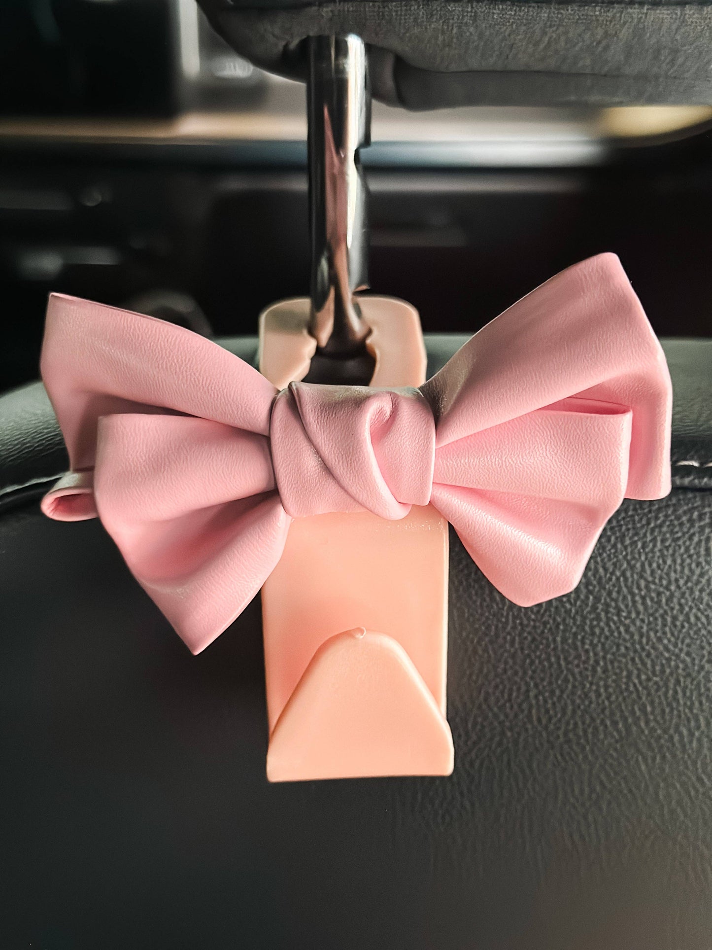 Pink Car Bow