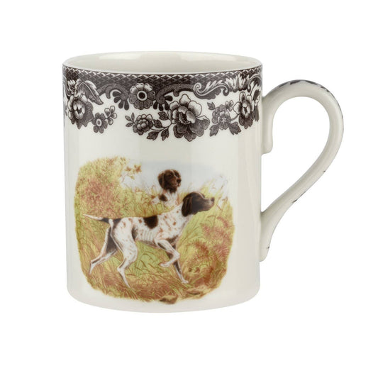 Spode Woodland 16 oz Mug- Flat Coated Pointer