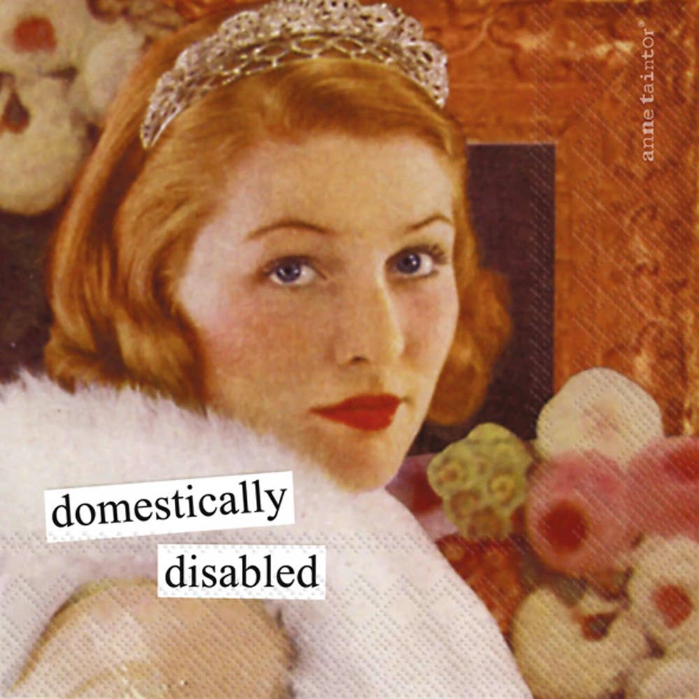 Domestically Disabled Cocktail Napkins