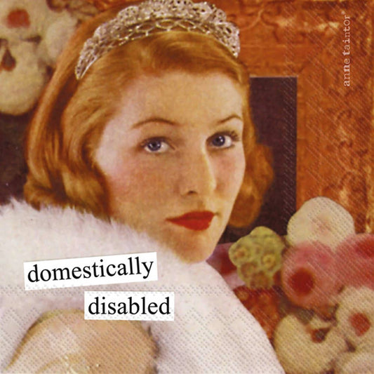 Domestically Disabled Cocktail Napkins