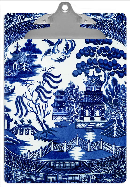 Blue Willow Durable Clipboard