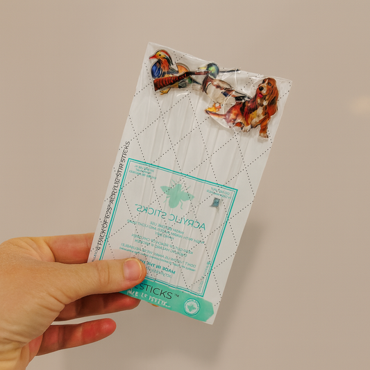 Duck Hunting Acrylic Swizzle Sticks