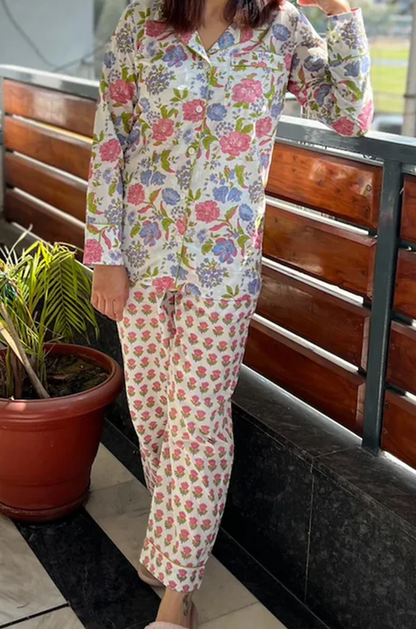 Block Print Pajama Set