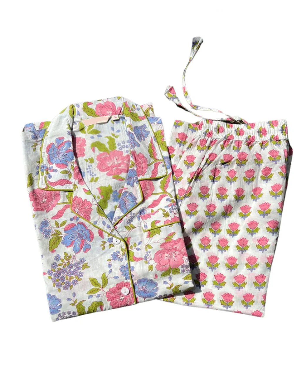 Block Print Pajama Set