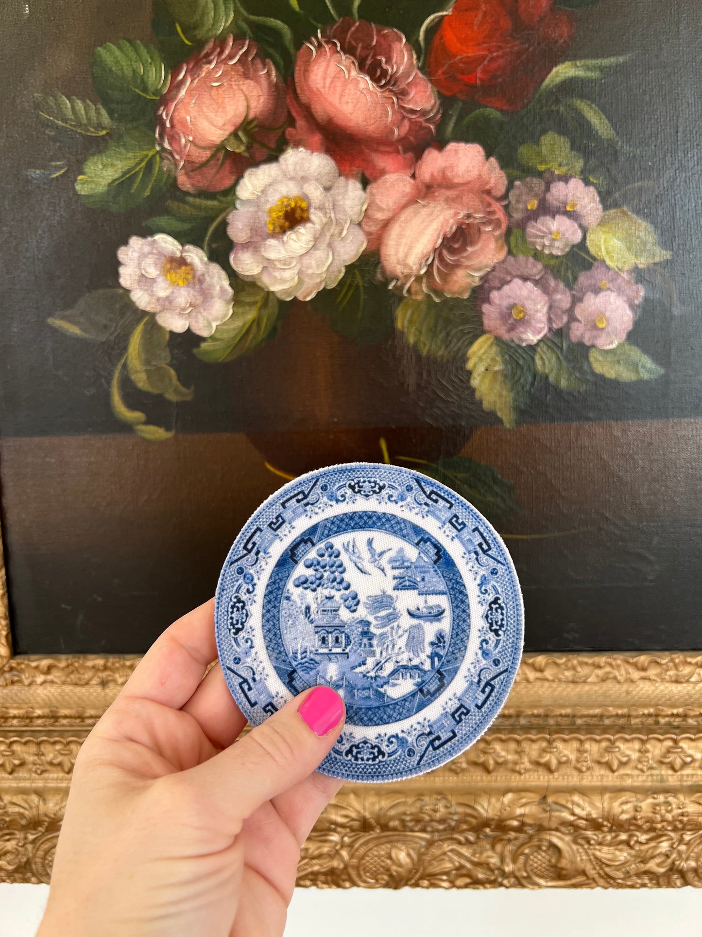 China Plate Grandmillennial Coaster Sets