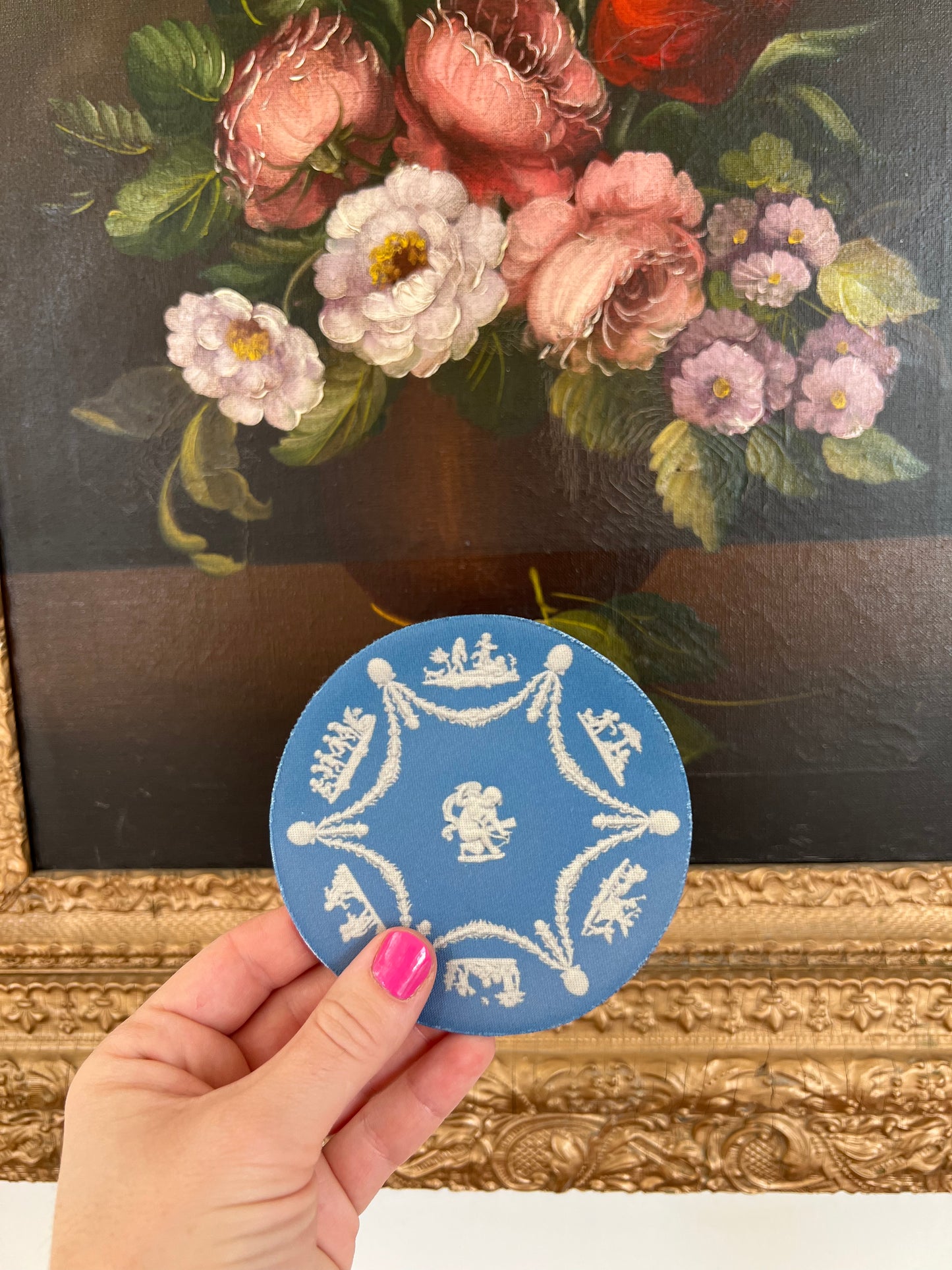 China Plate Grandmillennial Coaster Sets